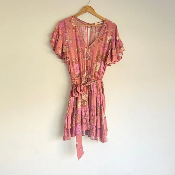 SPELL & The Gypsy Rosa Play Dress in Blush - Picture 5 of 16